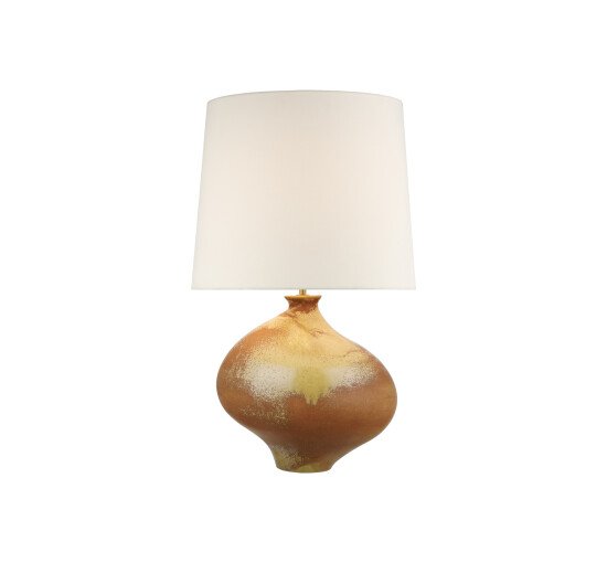 null - Celia Left Table Lamp Yellow Oxide Large