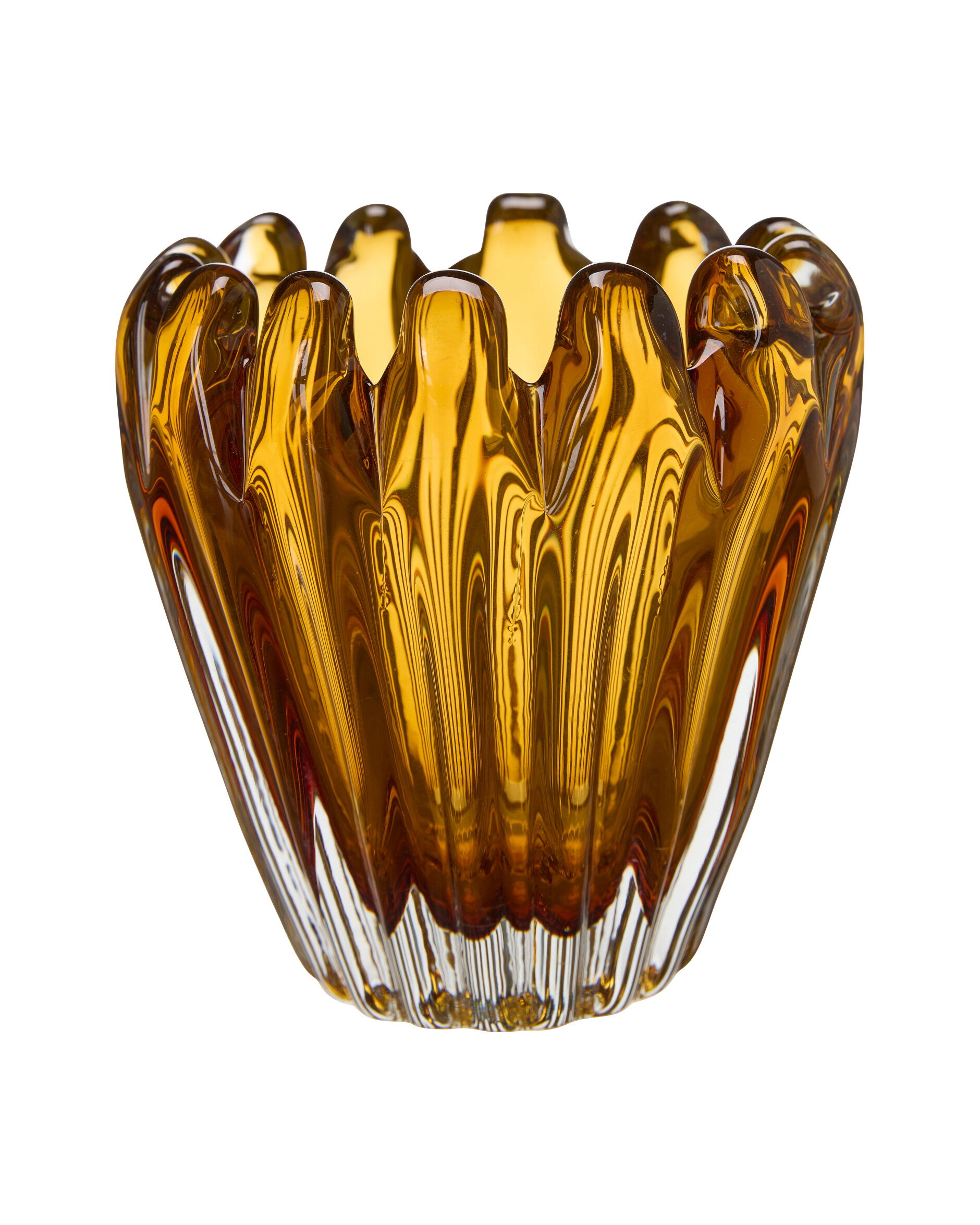 Julien lyslygte i ravfarvet glas