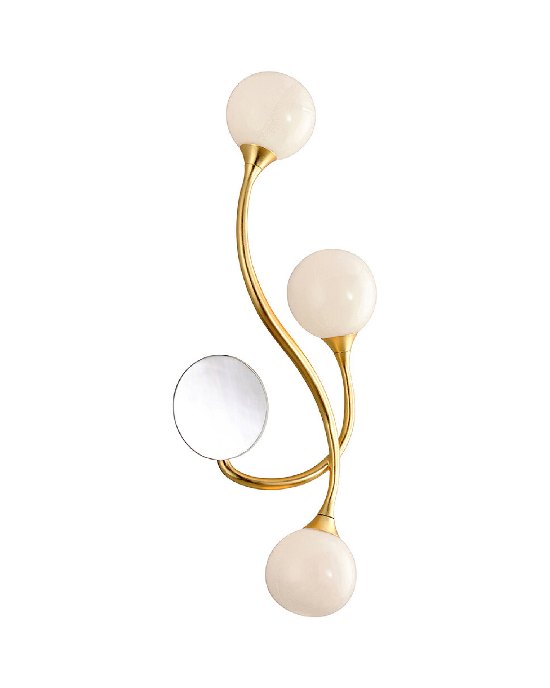 Signature vegglampe gull