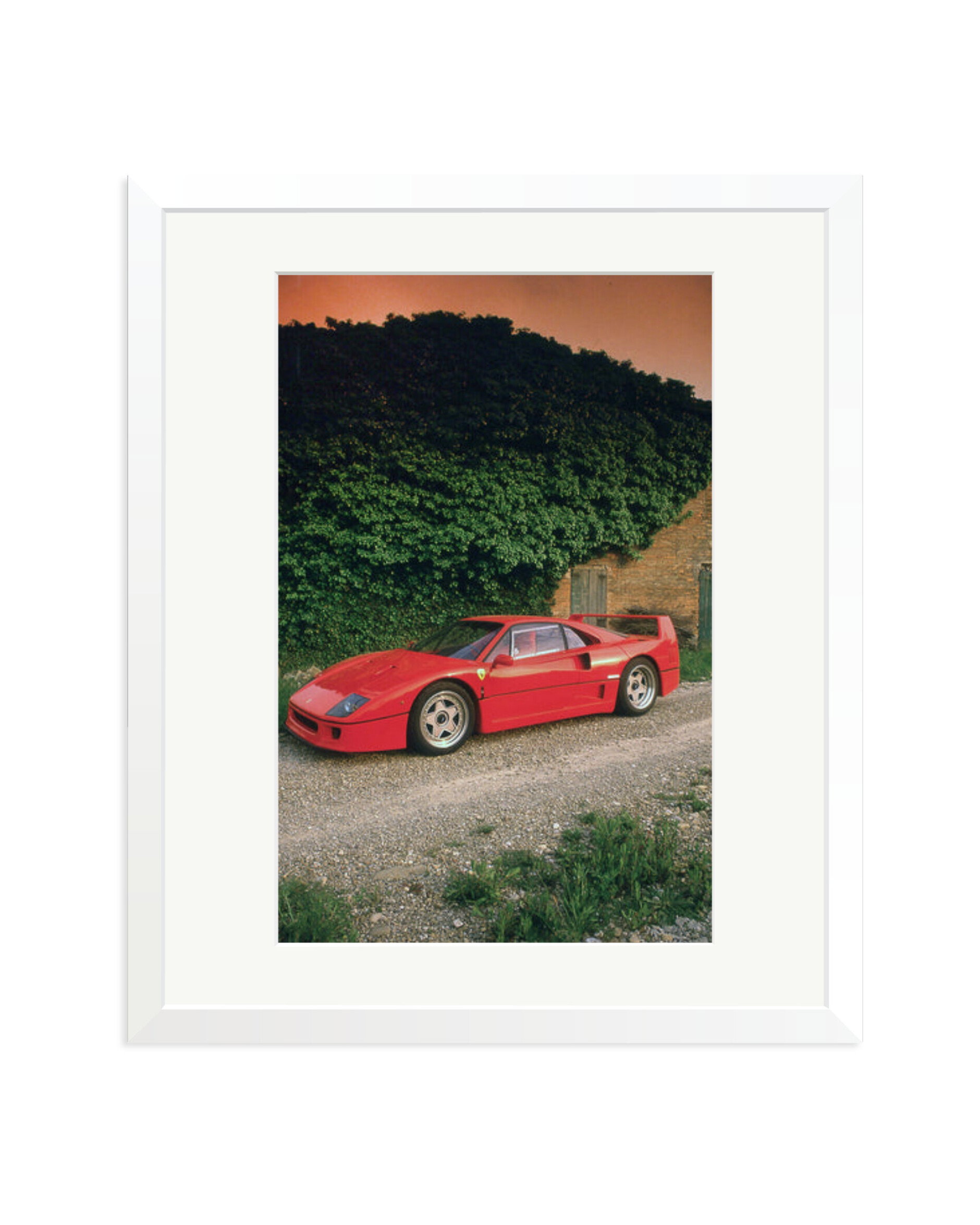F40 Press Launch White / Large