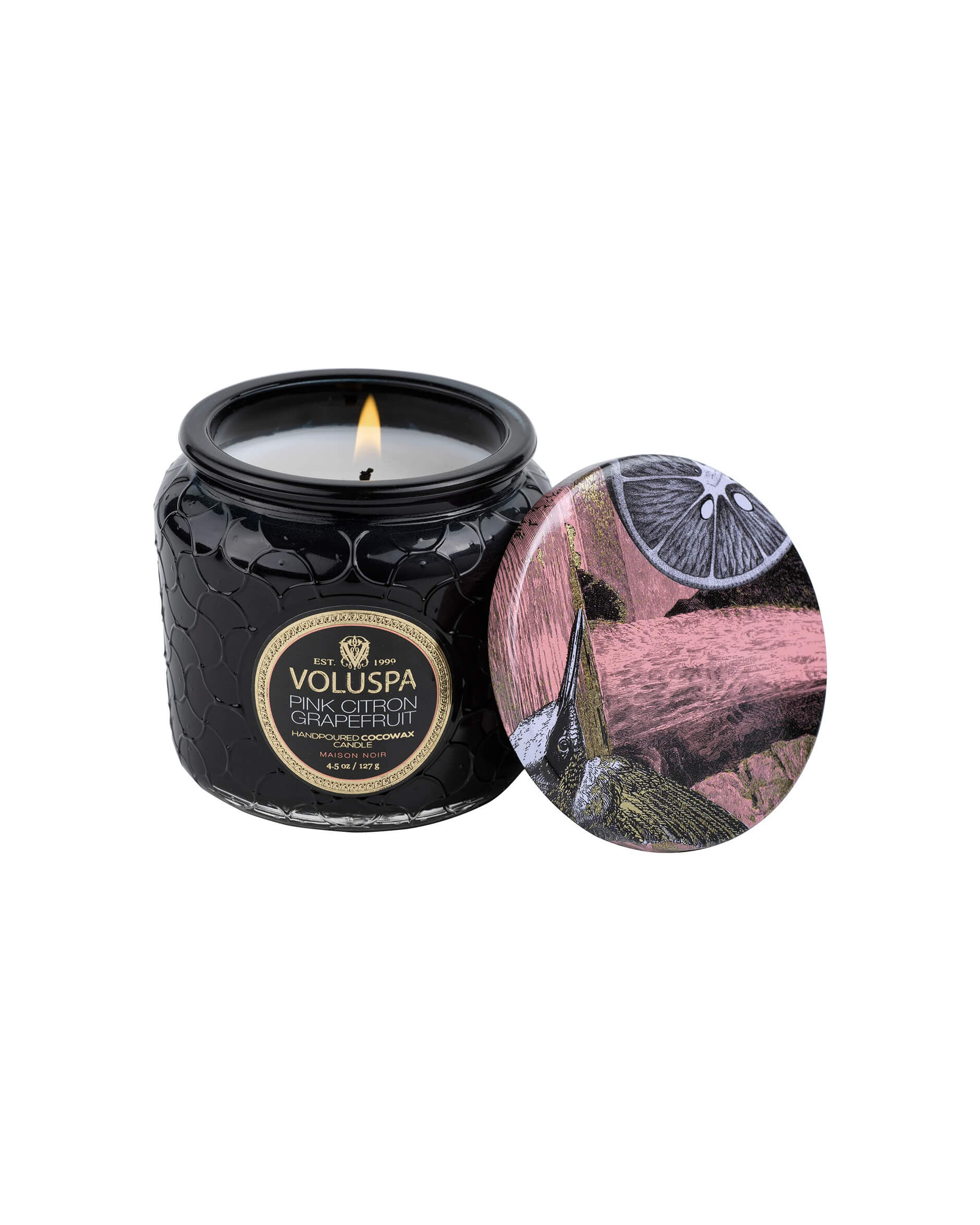 Pink Citron Grapefruit doftljus petite jar