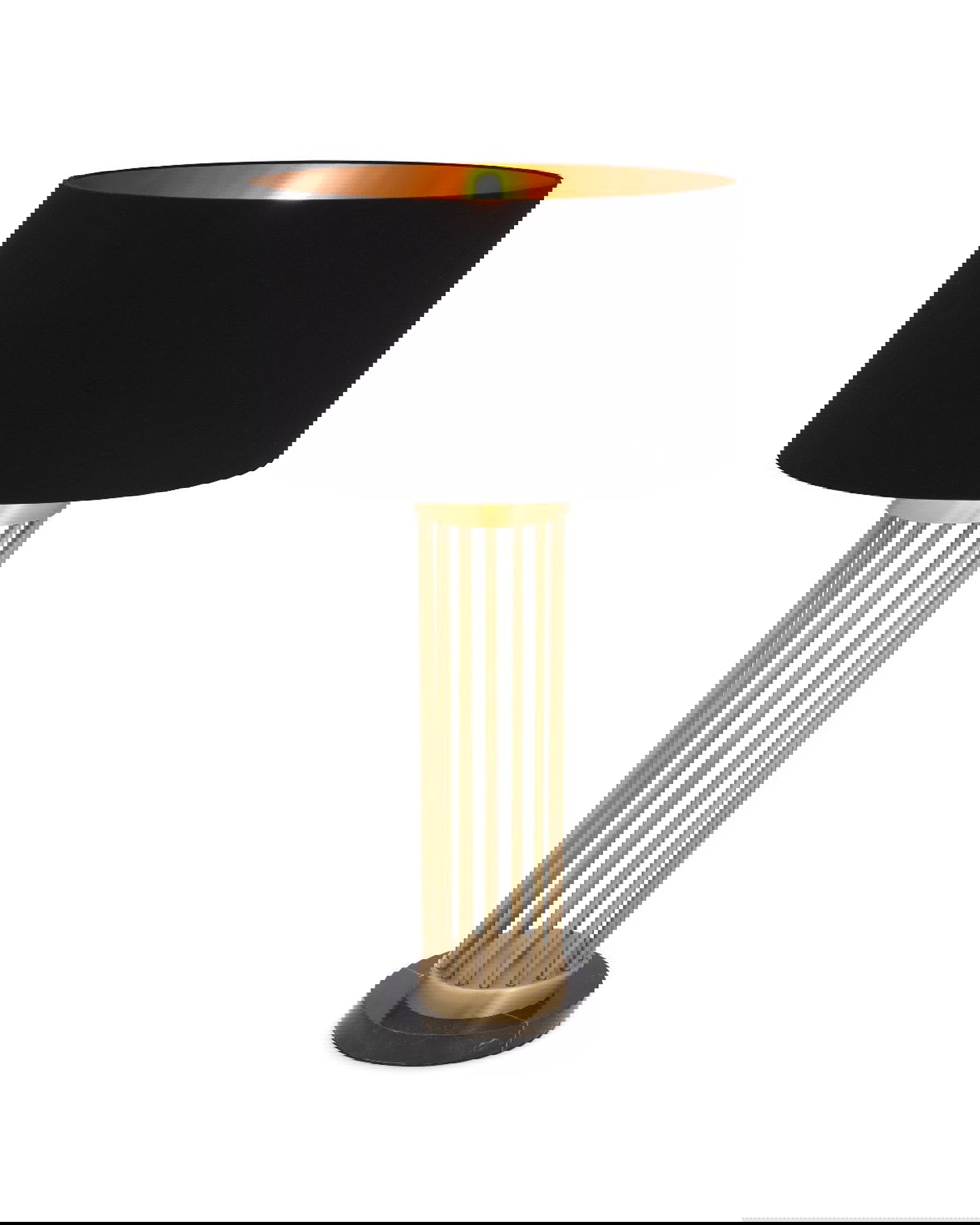 Condo Table Lamp Antique Brass/Black OUTLET