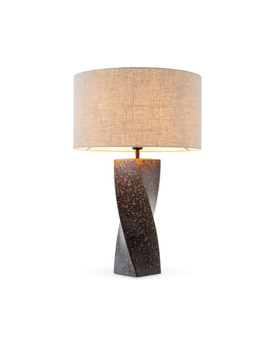 Camelia bordslampa brun