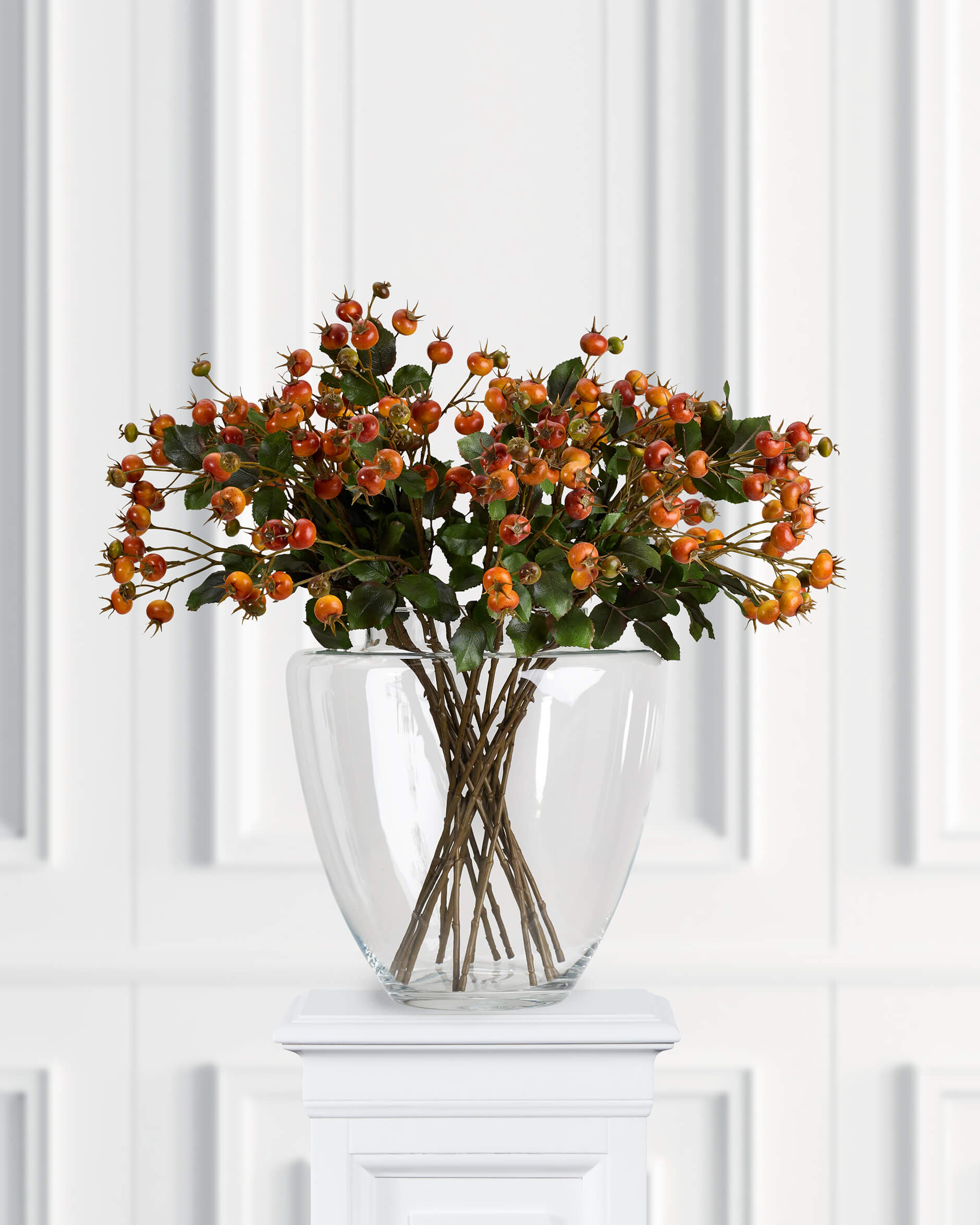 Nypon snittblomma orange