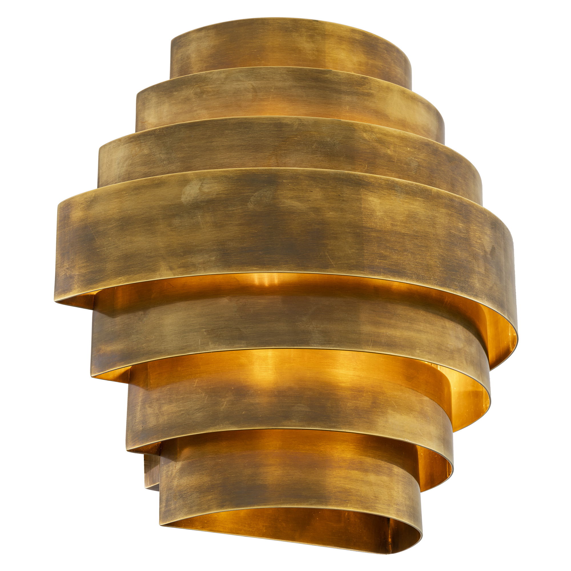 Rizzi Wall Lamp Vintage Brass Double