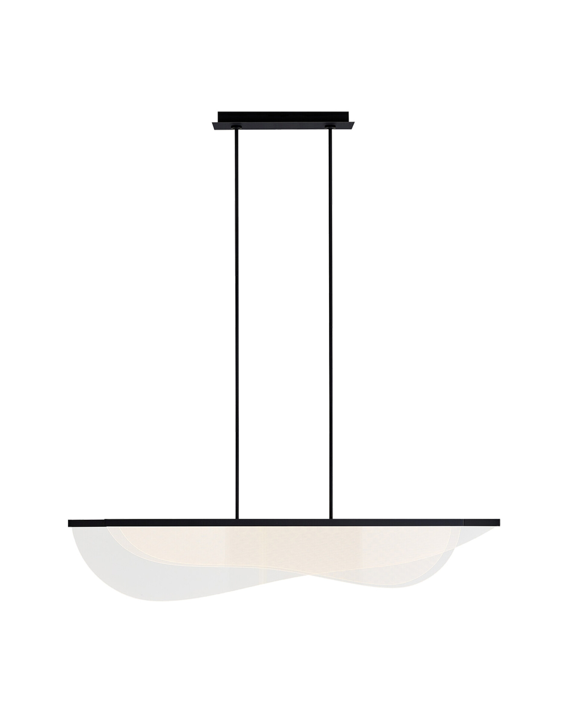 Nyra 60" taklampa linjär svart