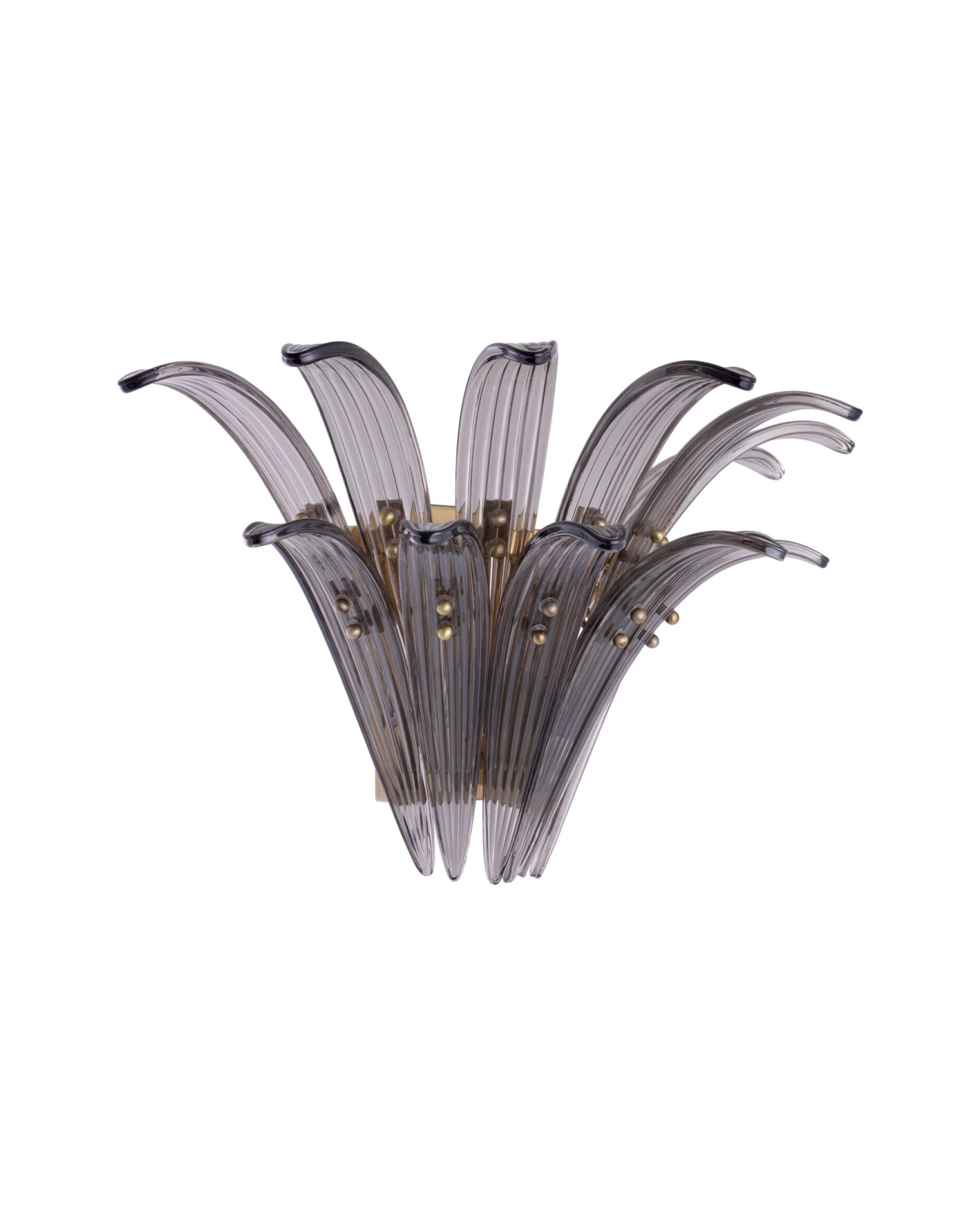 Italo vägglampa borstad mässing