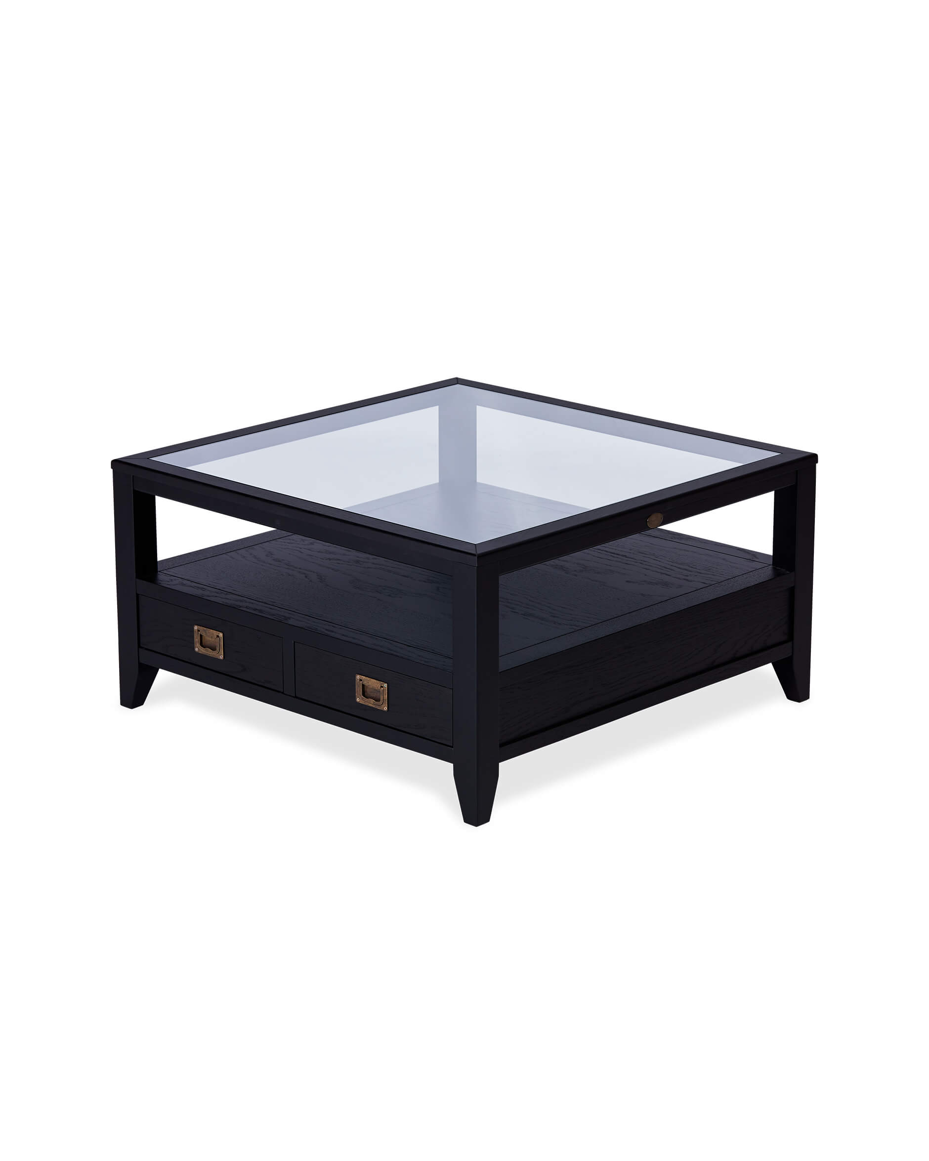 Martino soffbord glasskiva iconic black