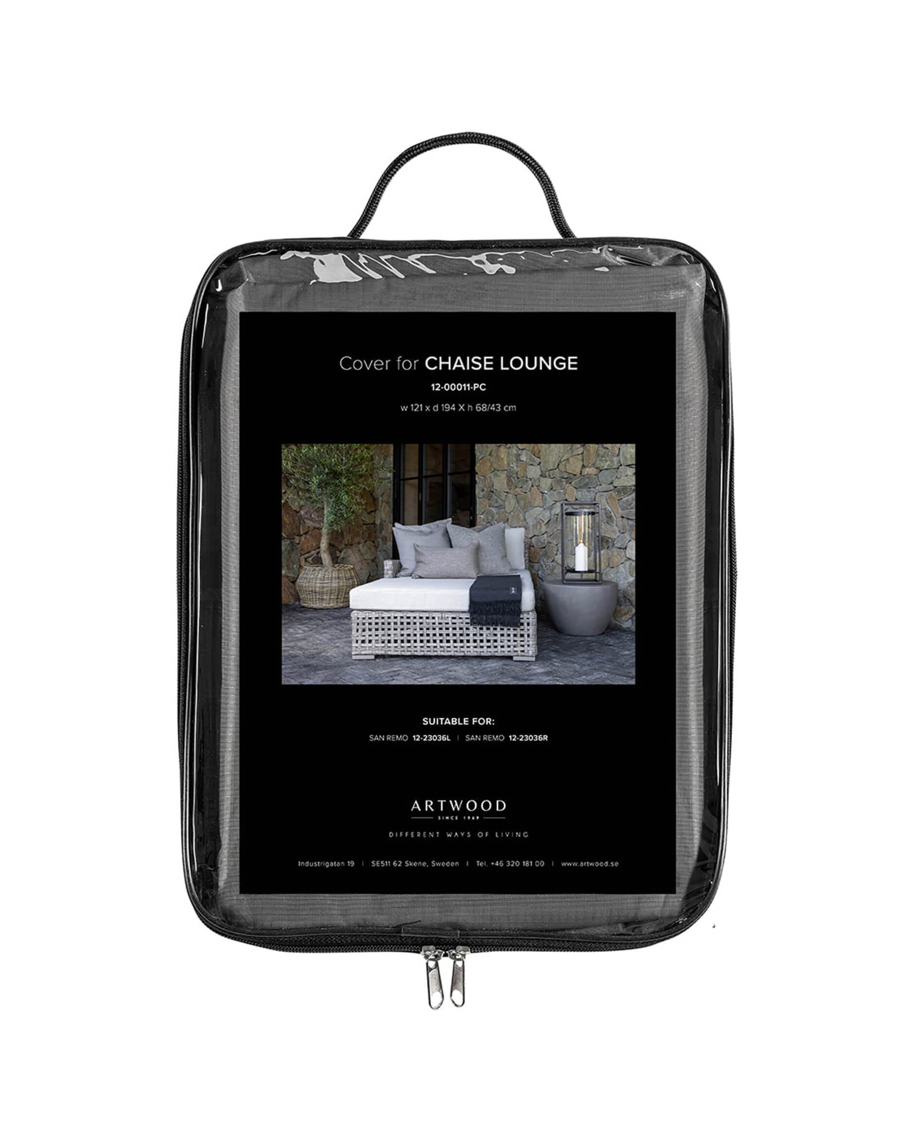 Möbelskydd San Remo schäslong