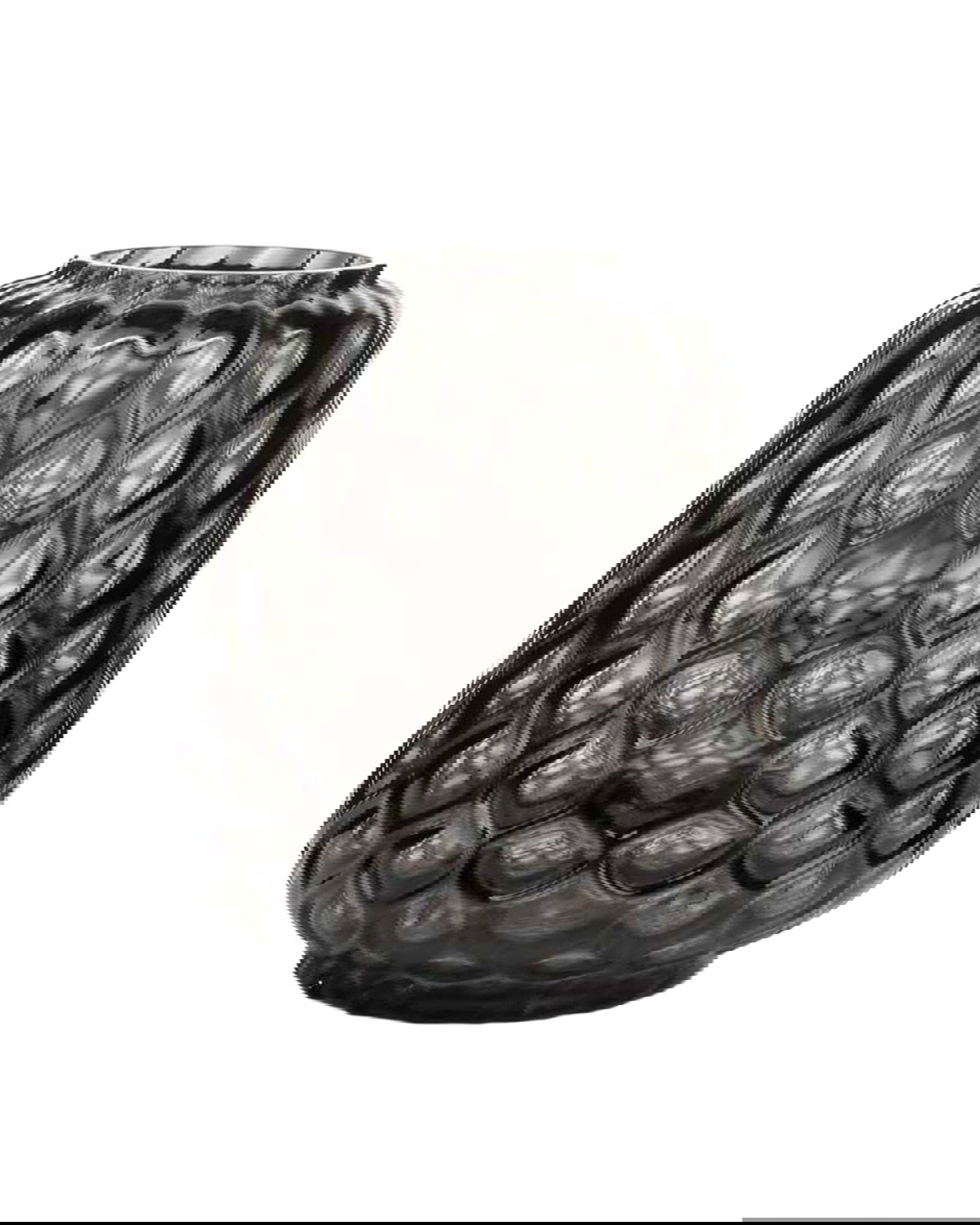 Mercer glazen vaas grijze