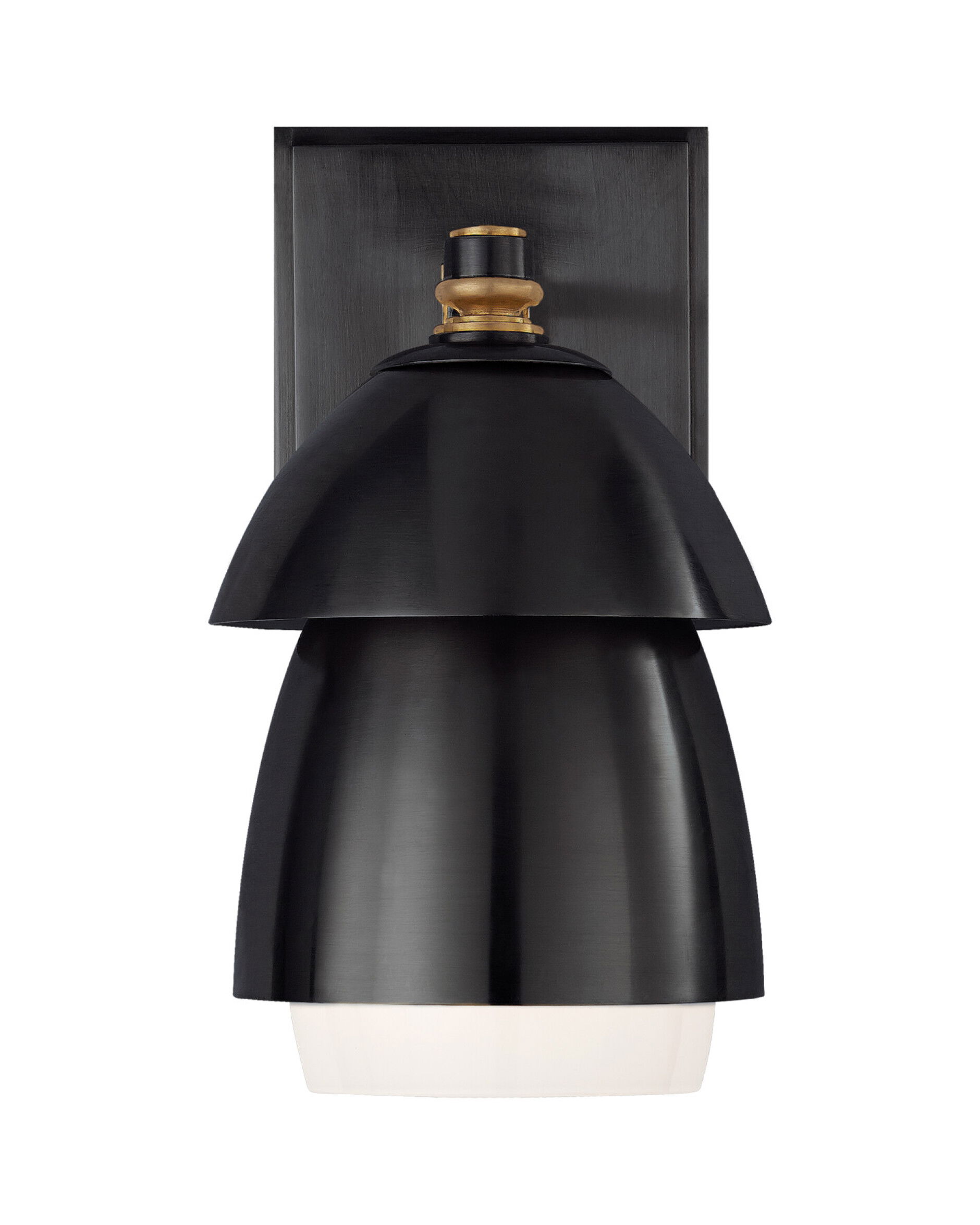 Whitman vägglampa antik mässing/brons