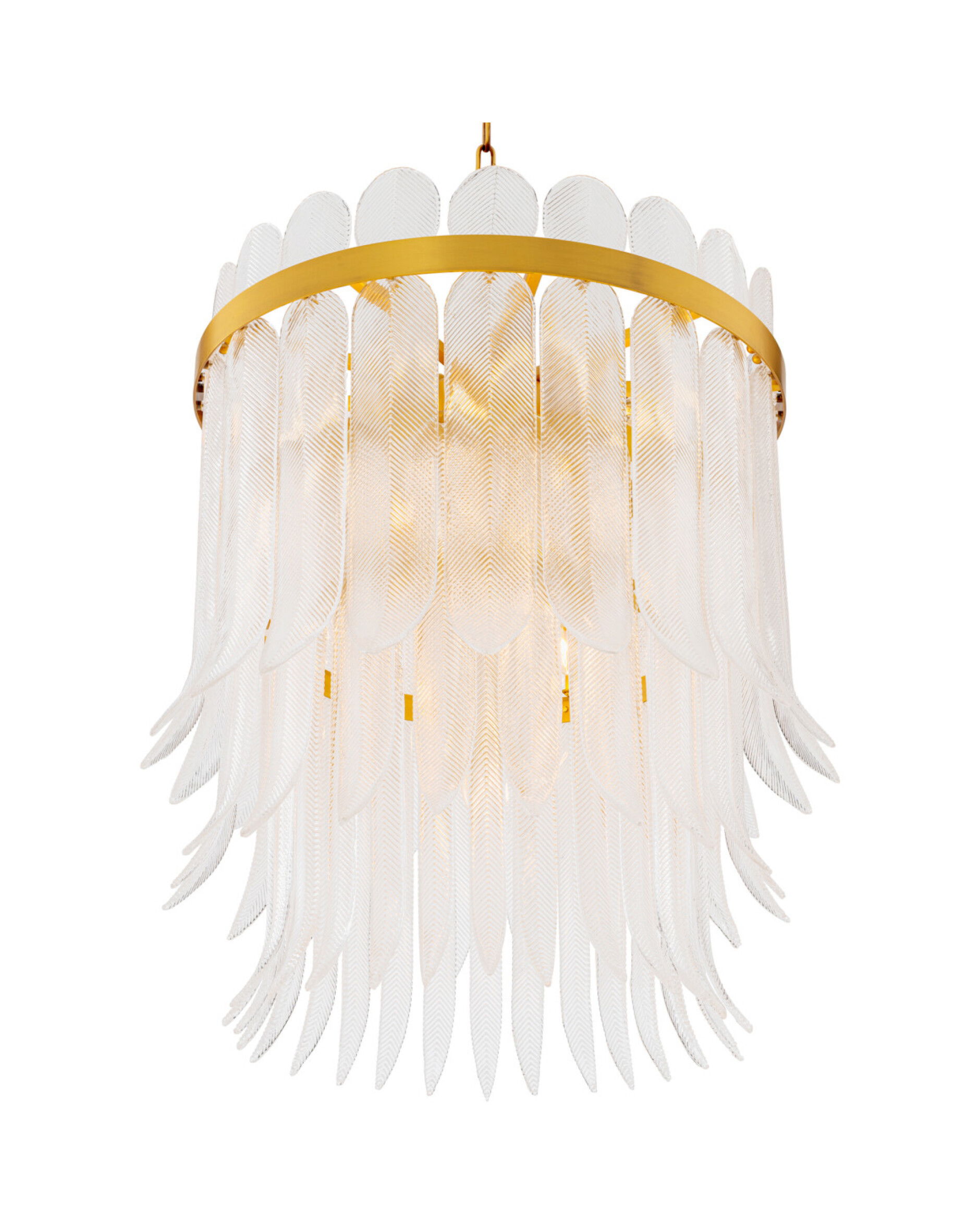 Erika kroonluchter antiek messing