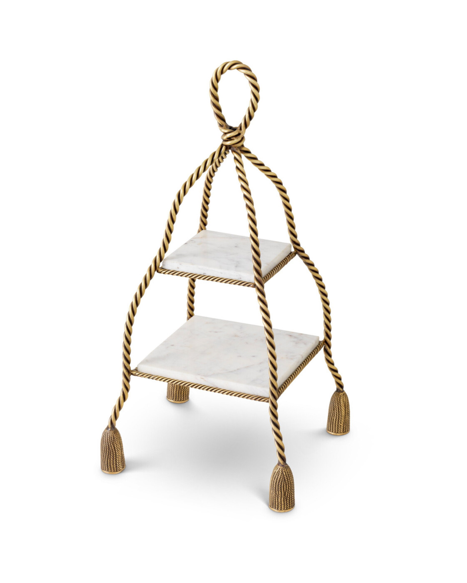Vanelle Cake Stand vintage brass