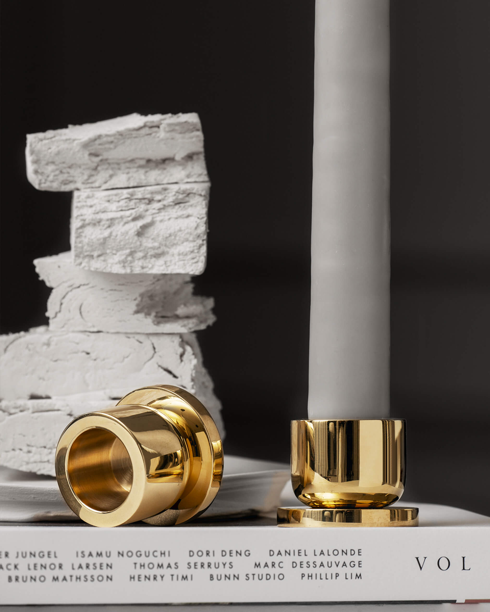 Bijou ljusstake mässing