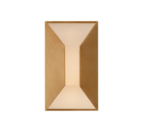 null - Stretto Sconce Antique Brass Small