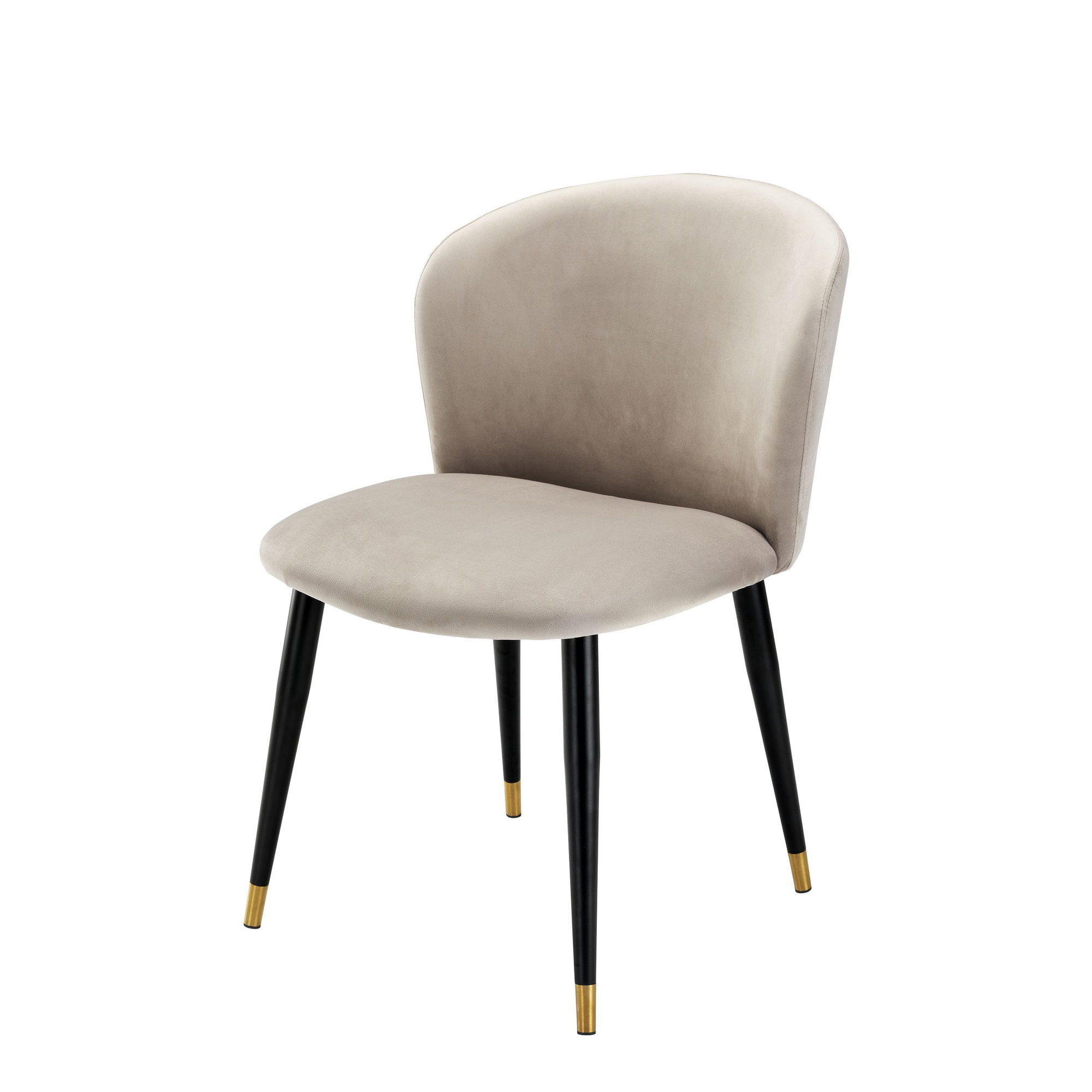 Volante Dining Chair Velvet Roche Beige