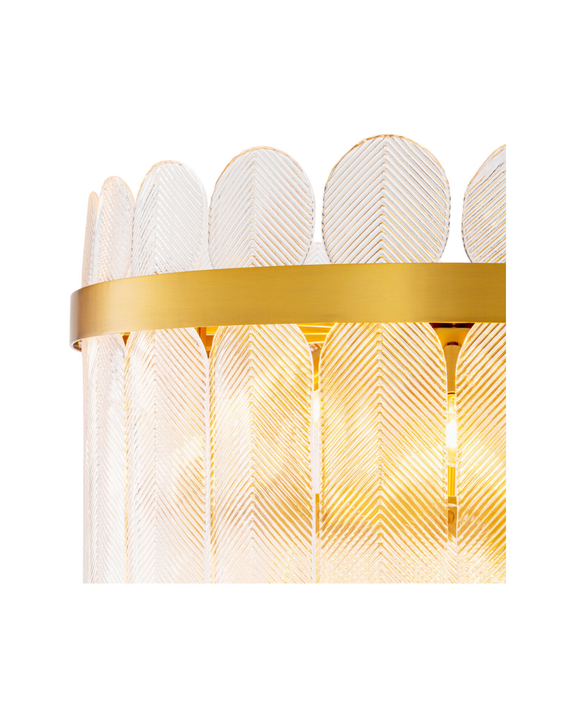 Erika kroonluchter antiek messing