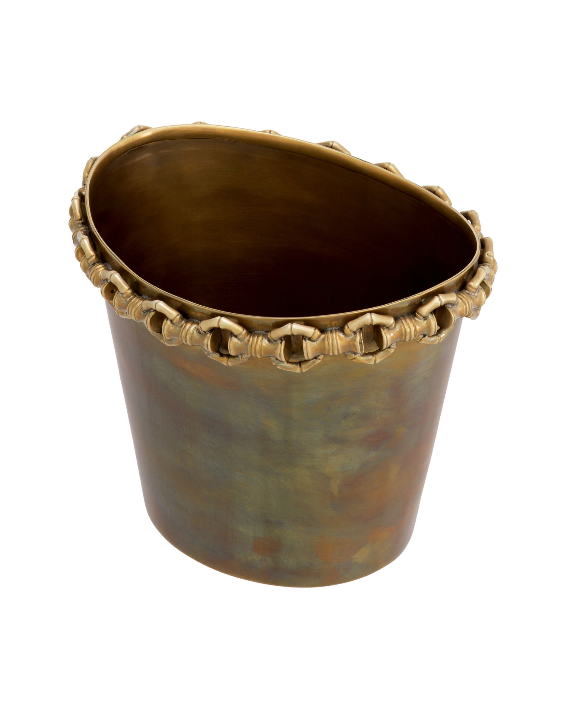 Clementine vinkylare vintage mässing