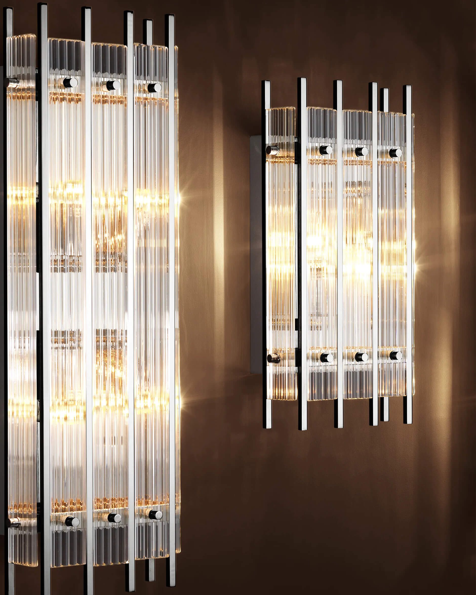 Sparks vägglampa nickel S OUTLET