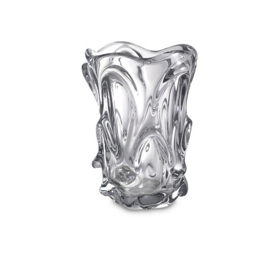 Clear Glass - Aila Vase Turquoise