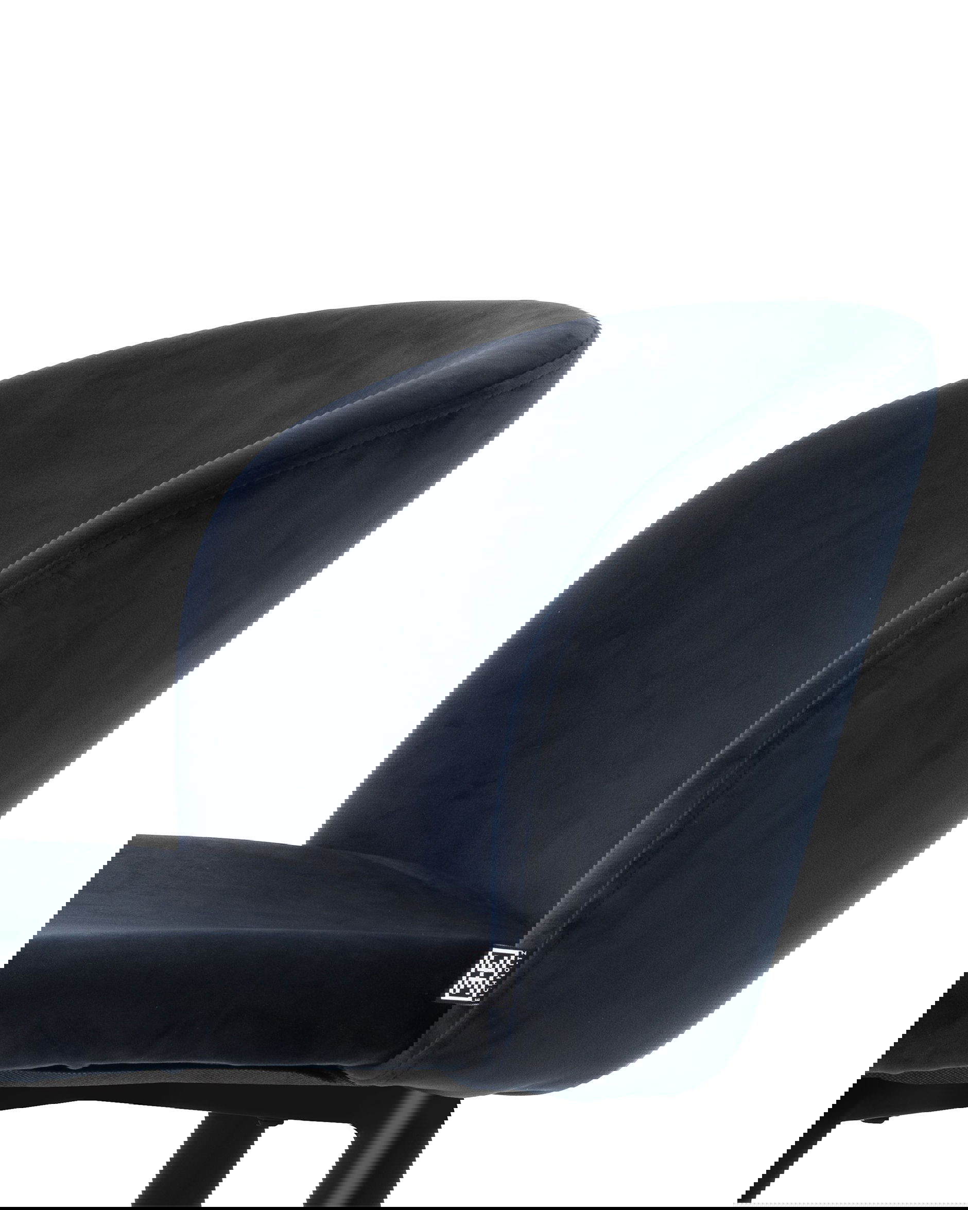 Volante barstol savona midnight blue velvet