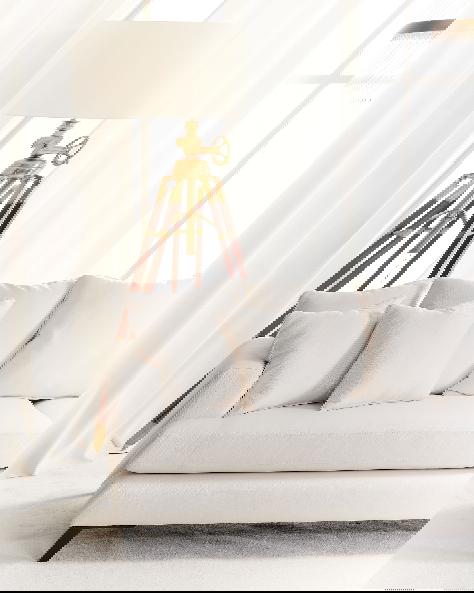 Los Angeles soffa off-white 3-sits