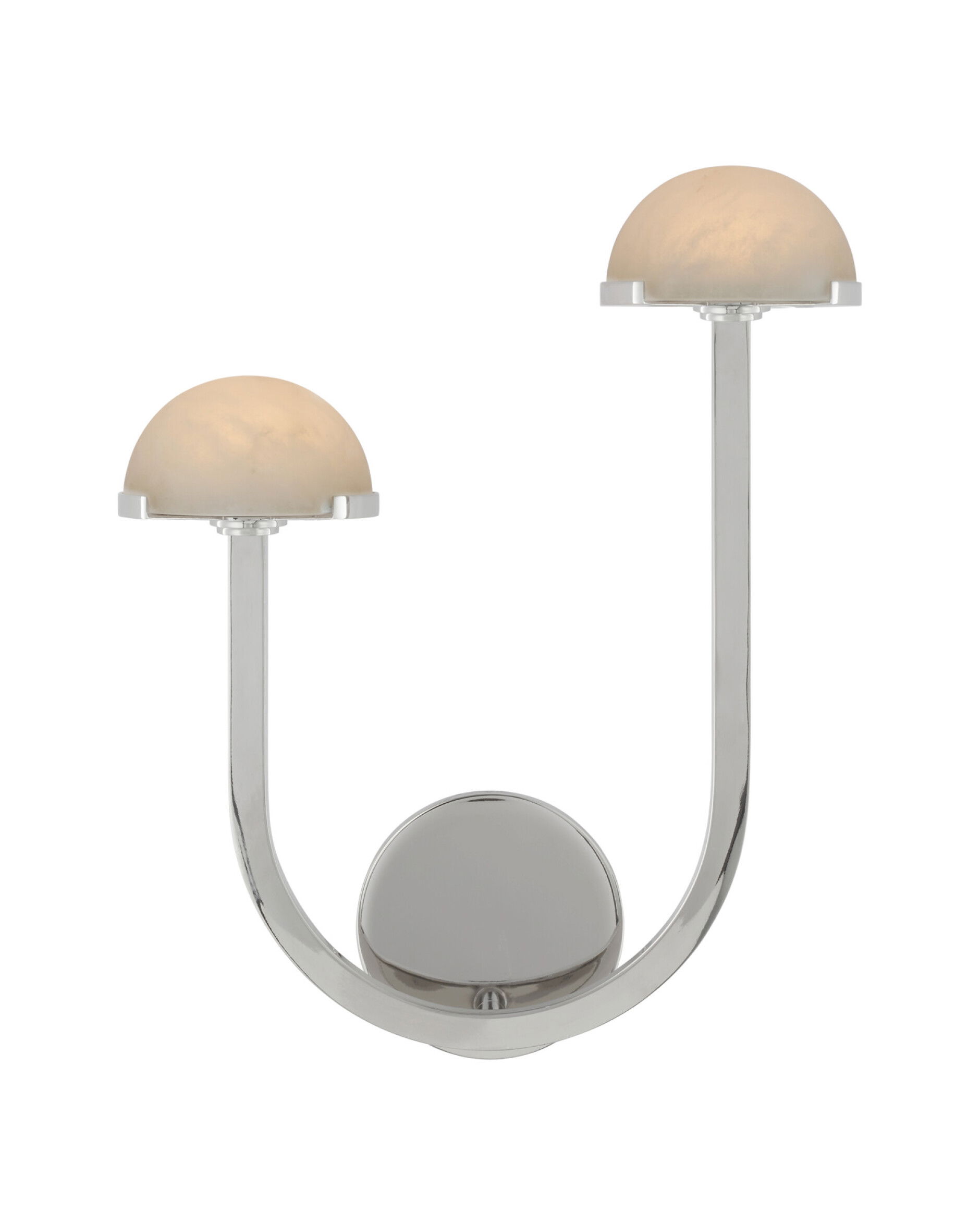 Pedra 15" Asymmetrical Left Sconce Nickel