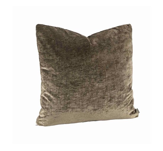 Taupe - Garda Velvet cushion cover taupe