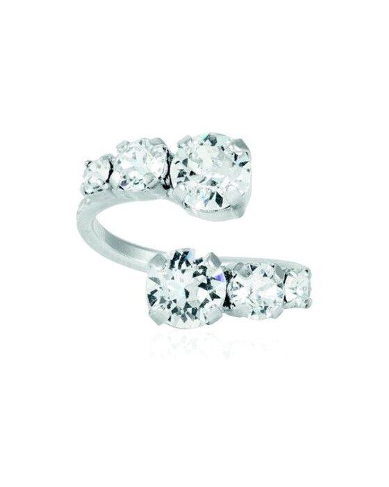 Halo ring rhodium crystal