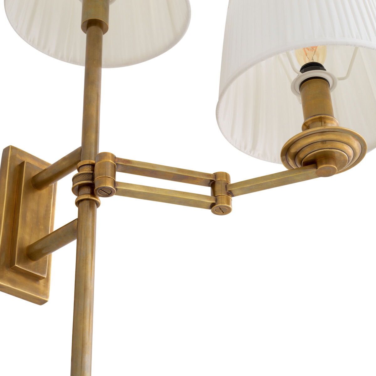 Xeno Swing Wall Lamp Vintage Brass