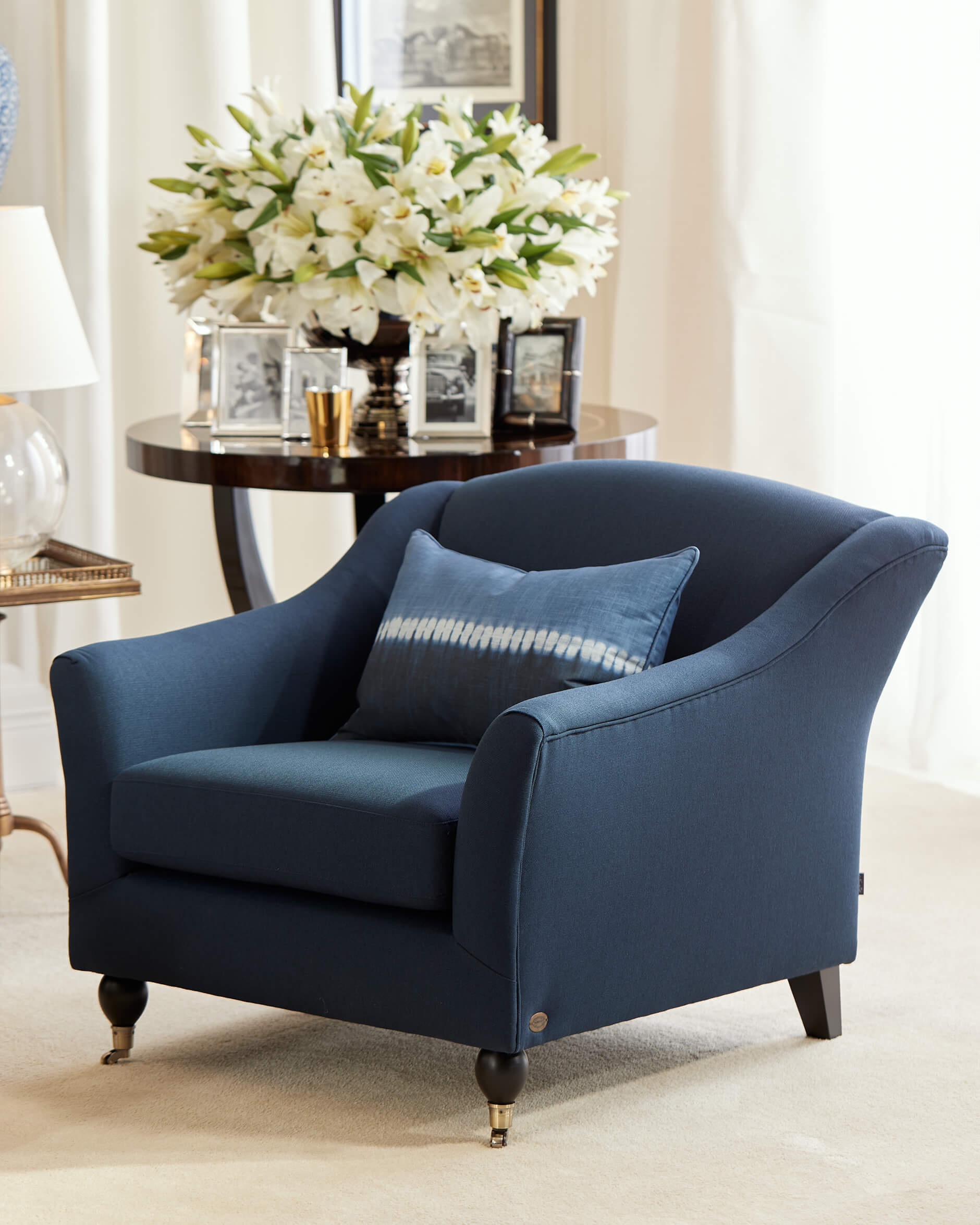 Dorchester Sessel Indigo