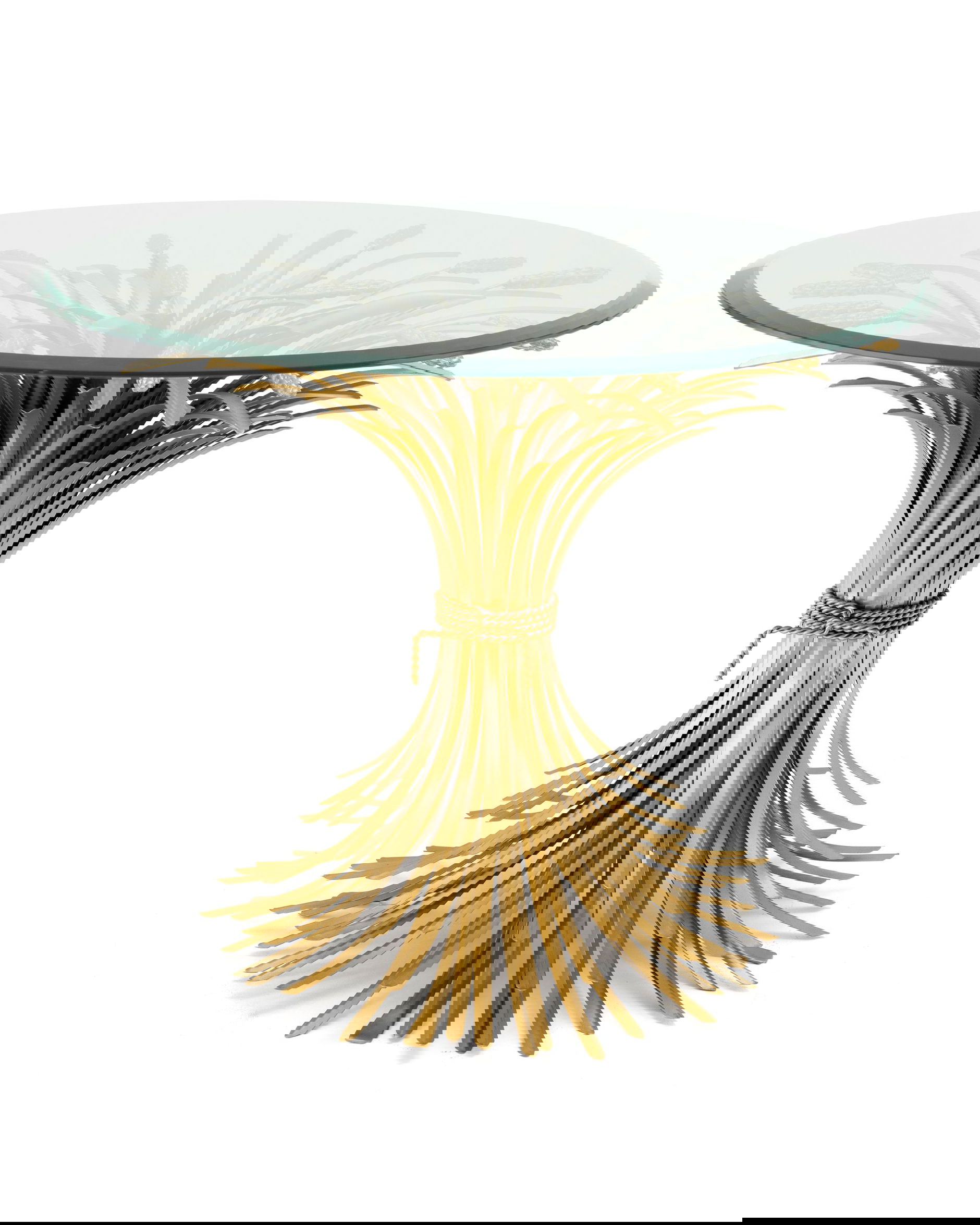 Bonheur sidobord guld L OUTLET