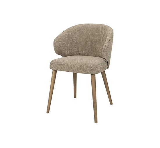 null - La Nou Dining Chair Black Taupe