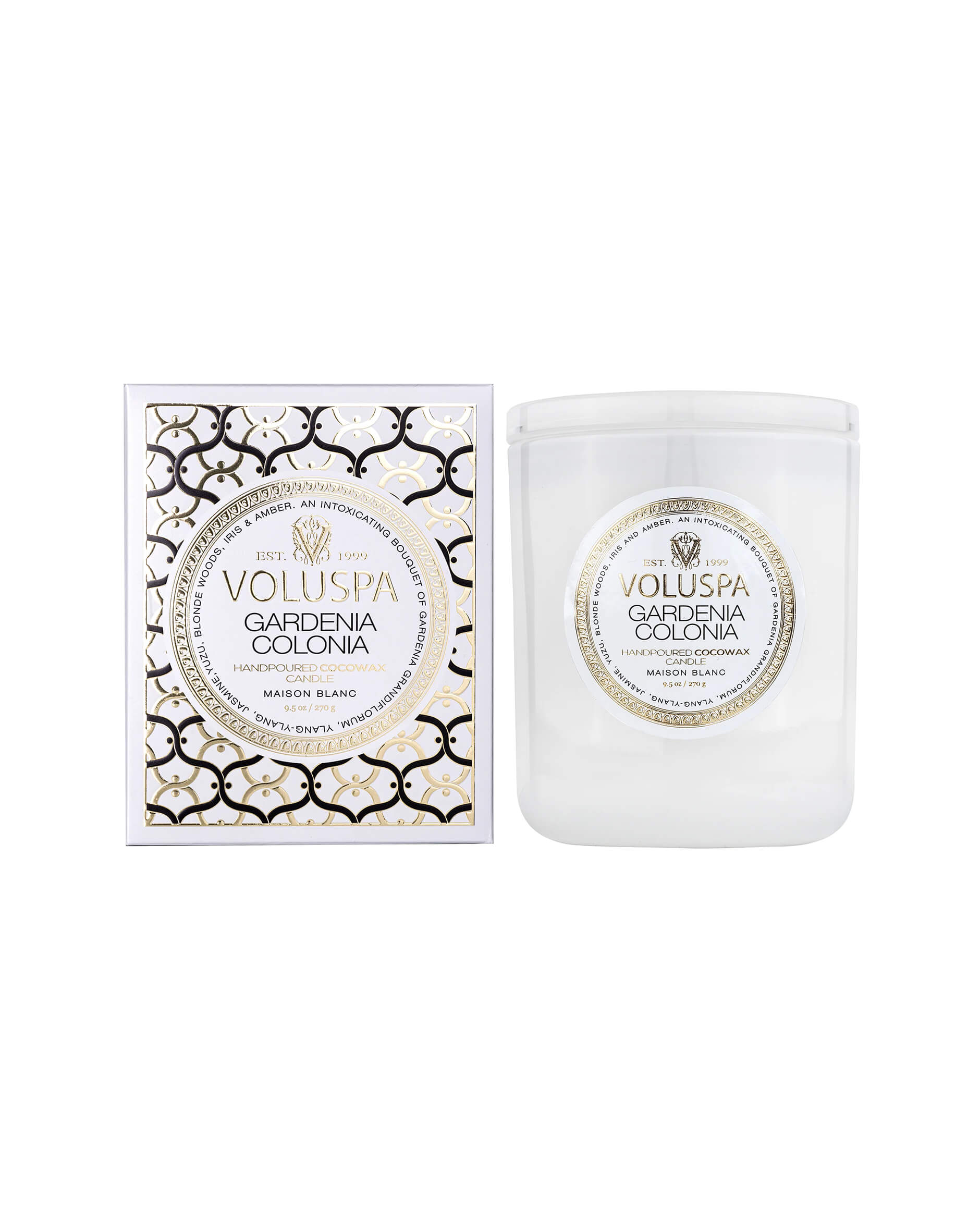 Gardenia Colonia Classic Scented Candle