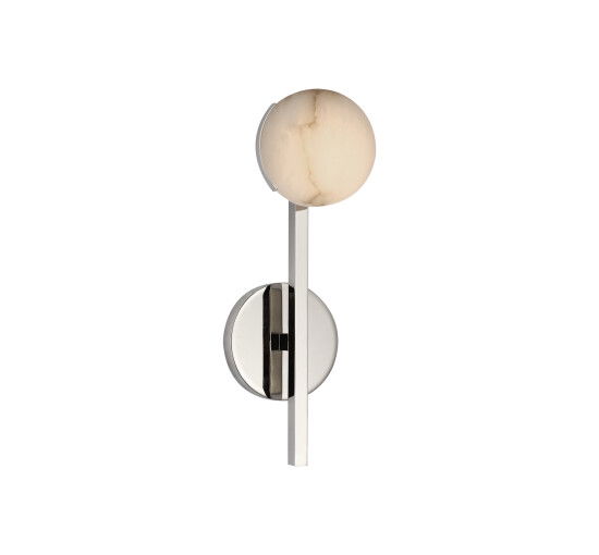 null - Pedra Petite Tail Sconce Nickel