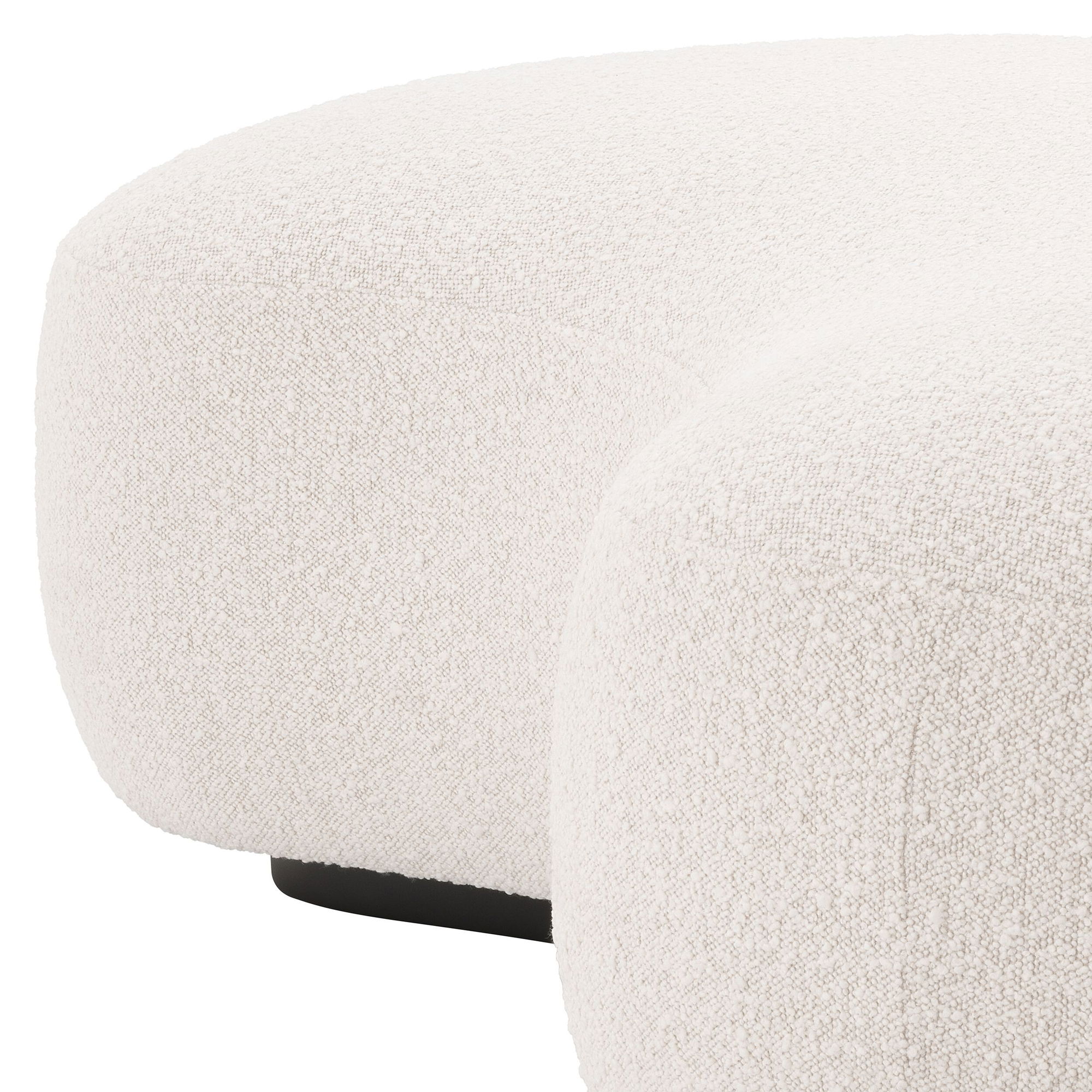 Björn Bench Bouclé Cream