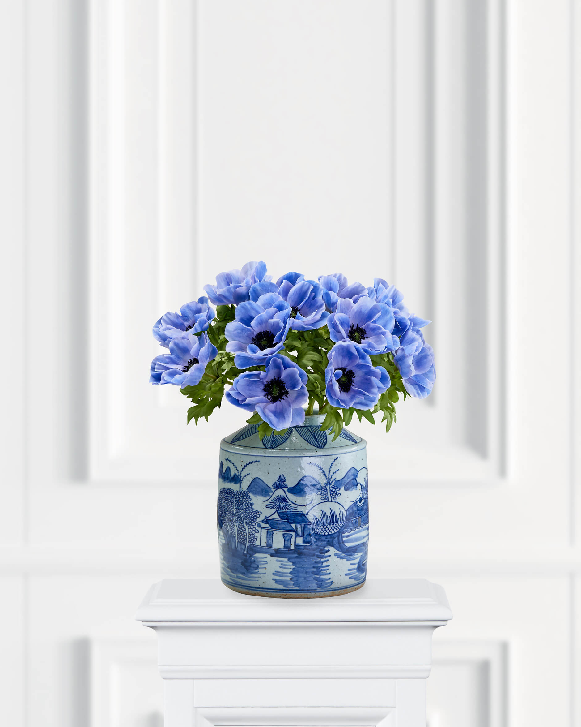 Anemon snittblomma blå