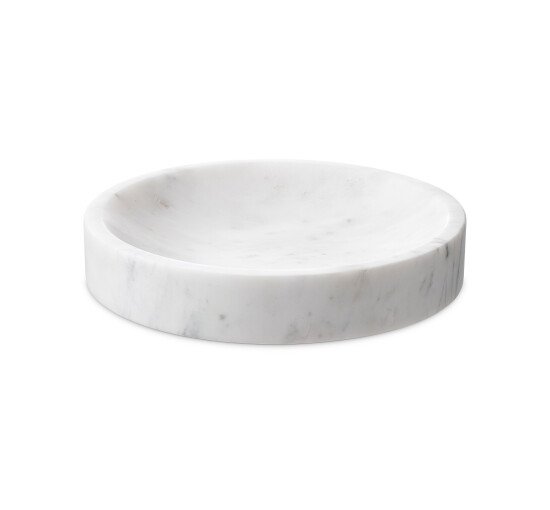 White marble - Mocha bowl brown marble