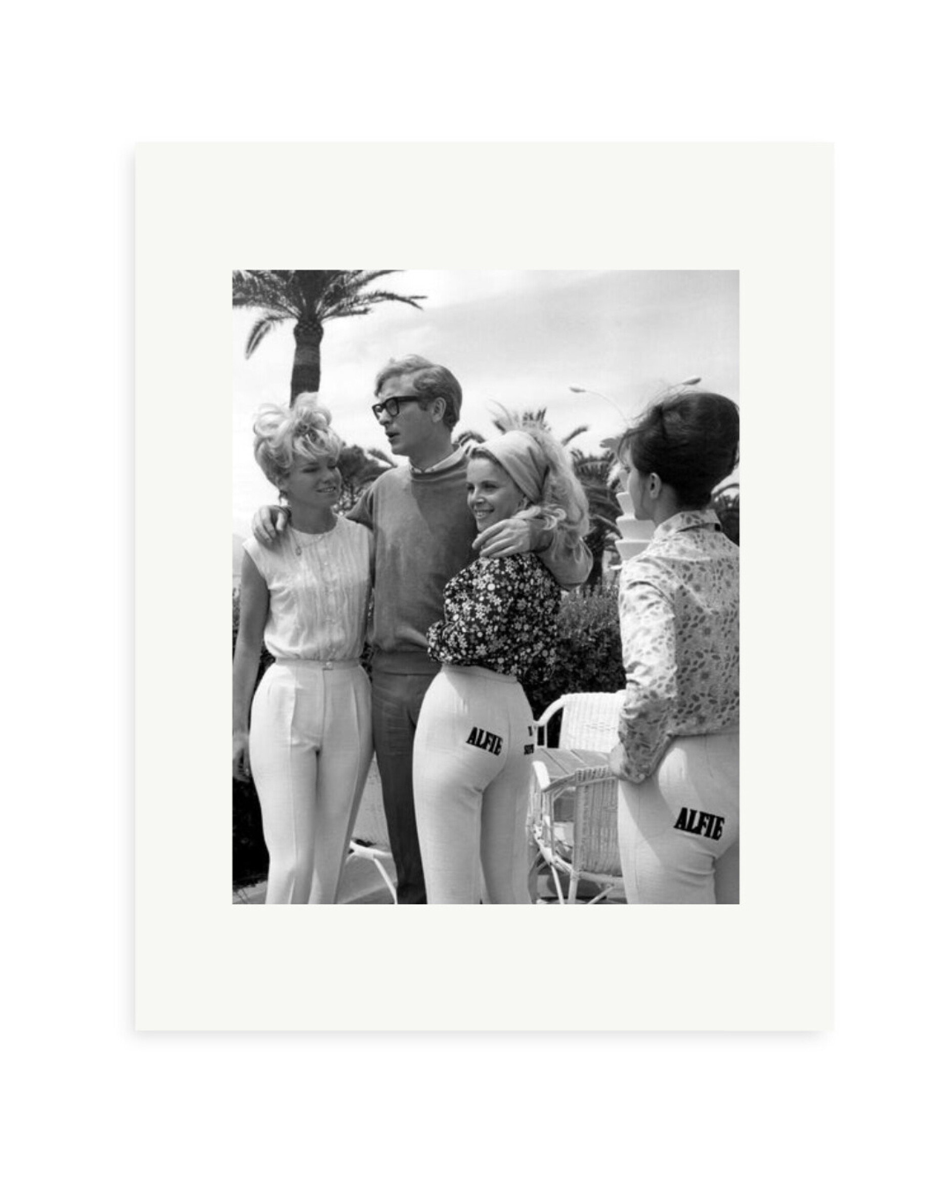 Caine With 'Alfie' Models Print Only / Small