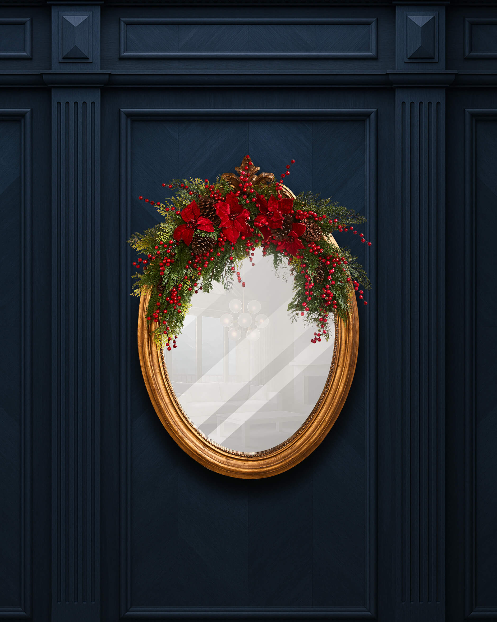 Celeste blomsterdekoration 86cm