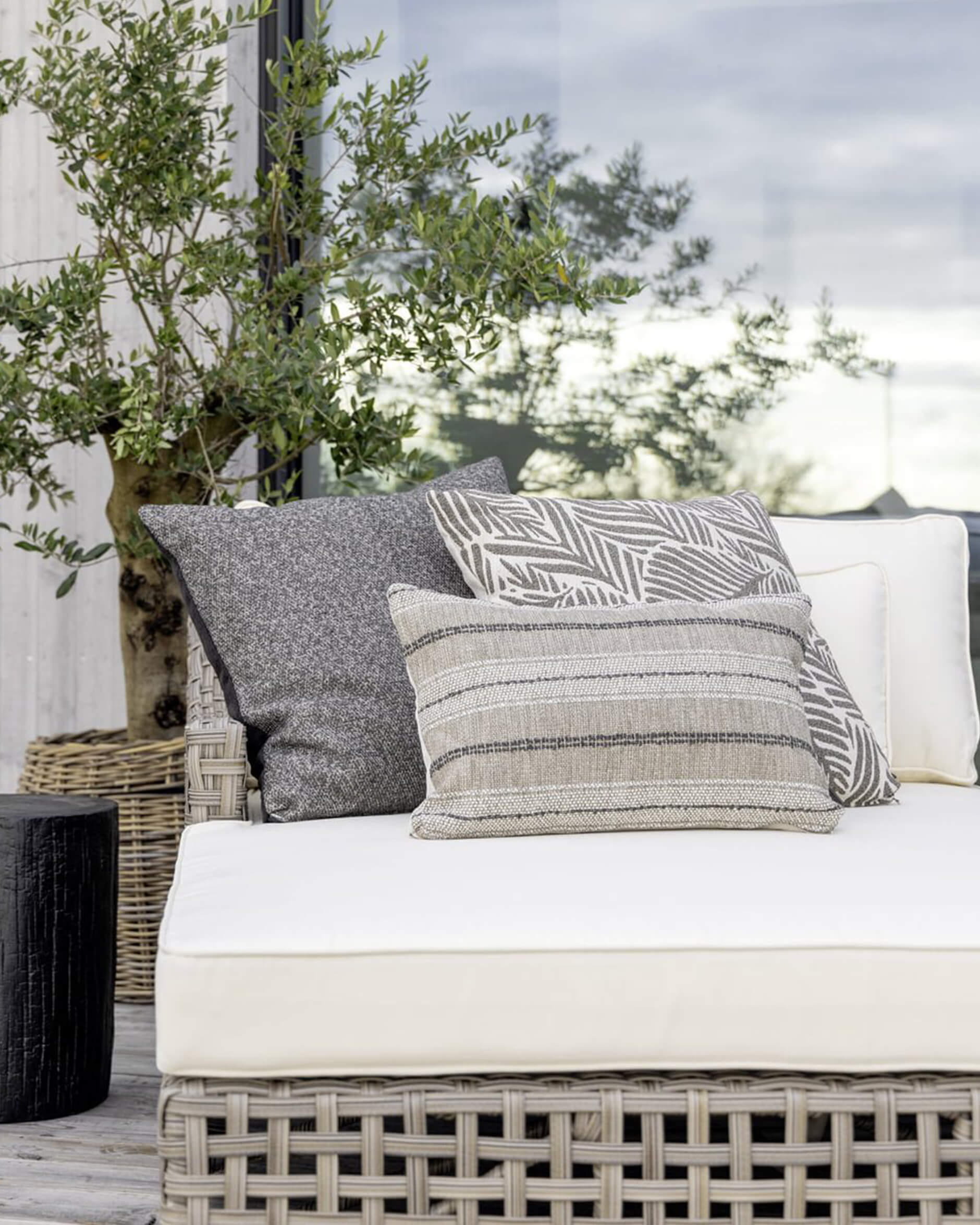 Nomad leaf kuddfodral linne