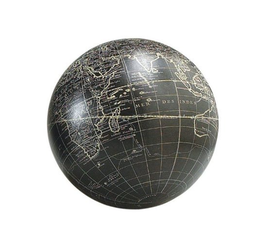 Black - Vaugondy globe black
