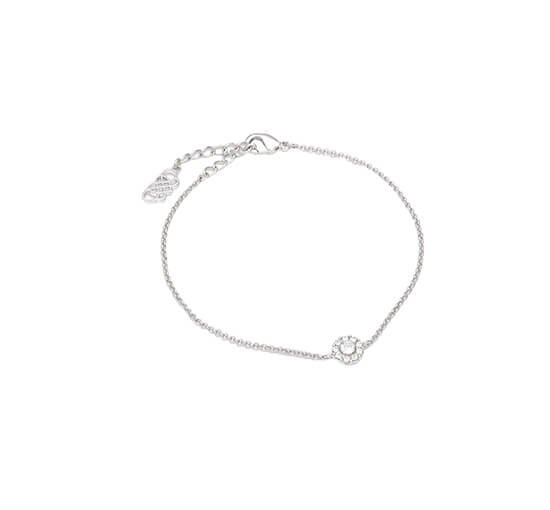 Crystal / Silver - Petite Miss Sofia armband ivory pearl/jet
