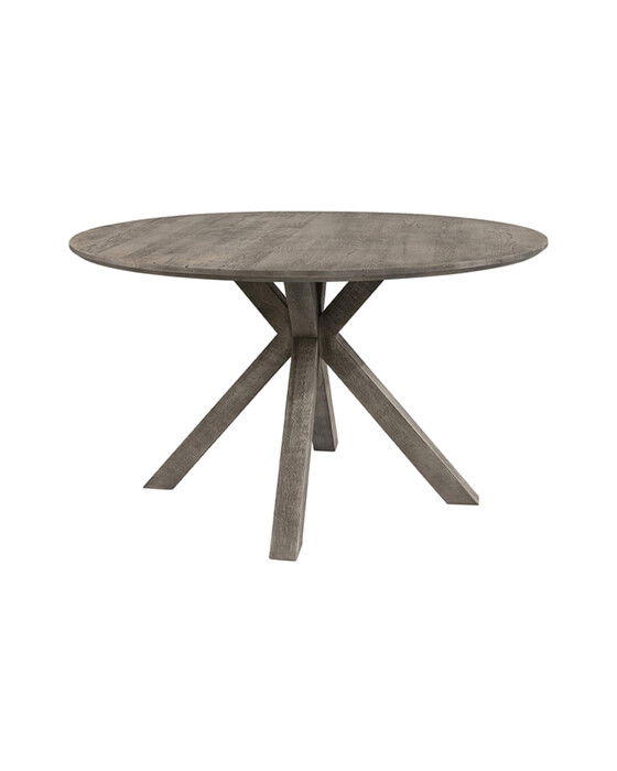 tree matbord rund pebbles grey
