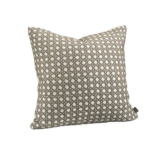 Linen - Nomad Cane Cushion Cover Grey