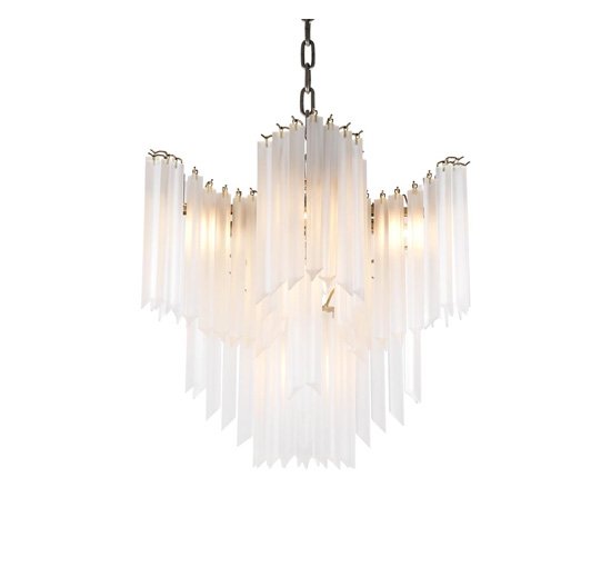 Pulsar Chandelier Frosted Glass