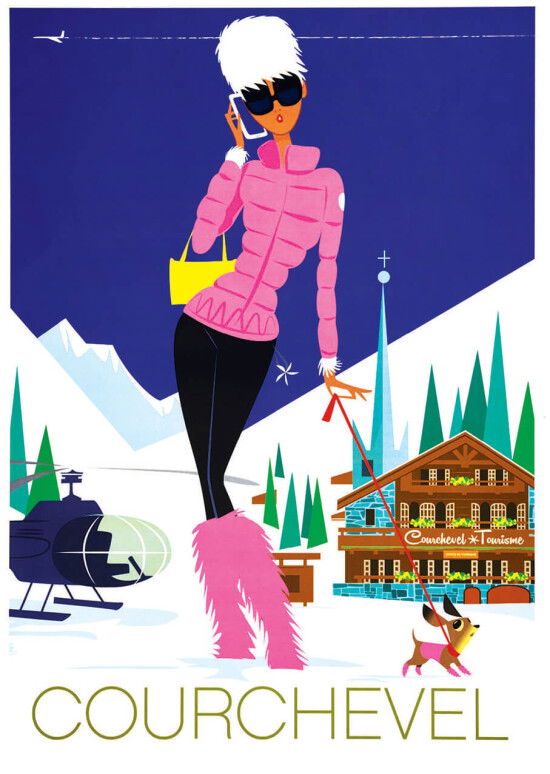 Lady in Courchevel