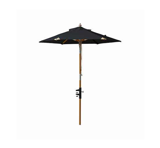 Balcony Parasol Black