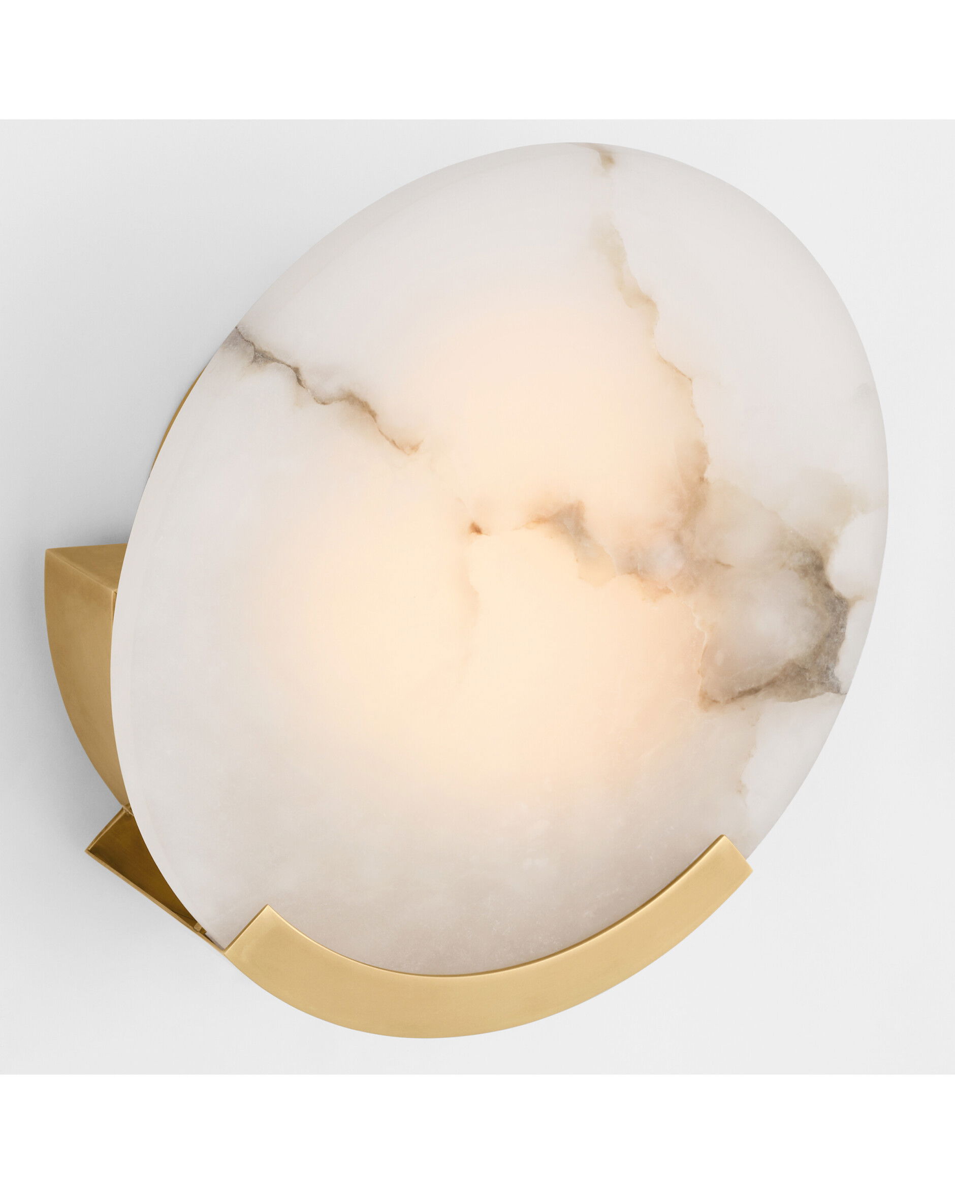 Melange 10" vägglampa mässing