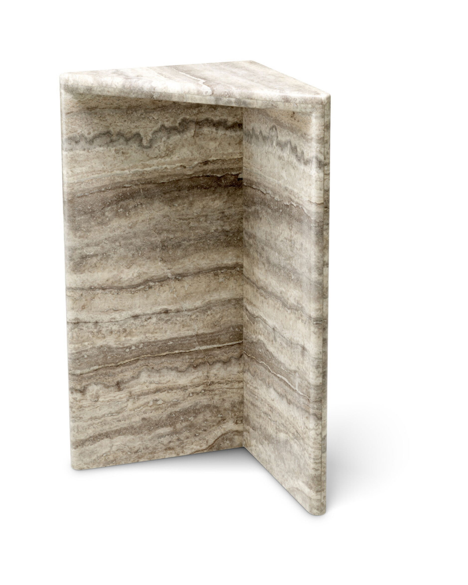 Northbridge piedestal zilver travertijn